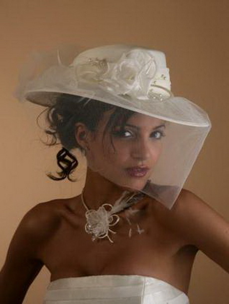 coiffure-mariage-avec-chapeau-96 Coiffure mariage avec chapeau