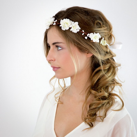 couronne de fleurs pour mariage beauté et style