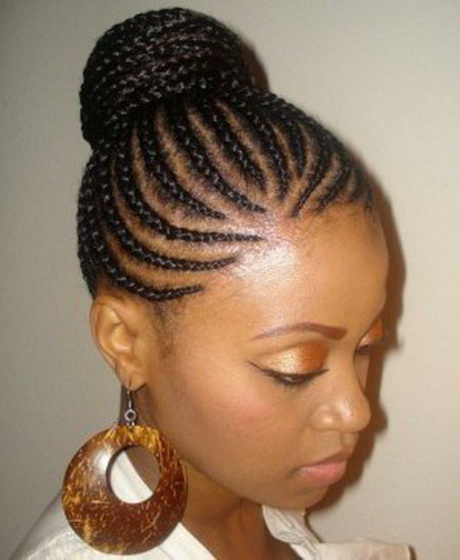 tresse-africaine-en-chignon-64 Tresse africaine en chignon