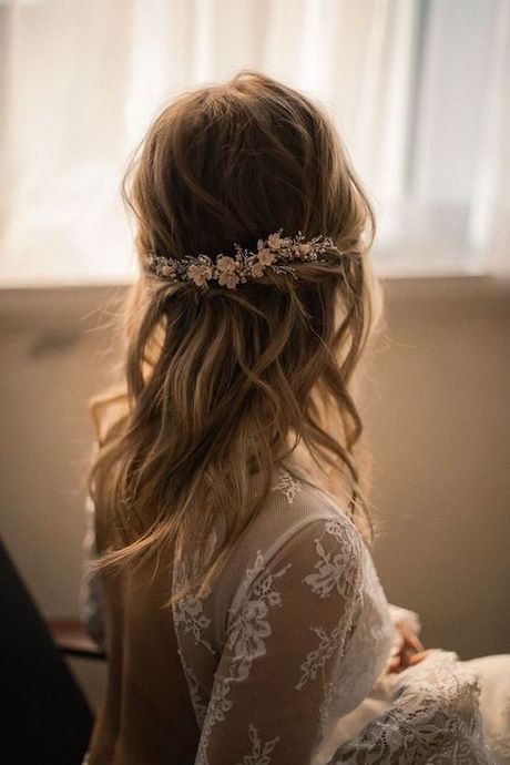 coiffure-mariage-2021-cheveux-mi-long-18_8 ﻿Coiffure mariage 2021 cheveux mi long
