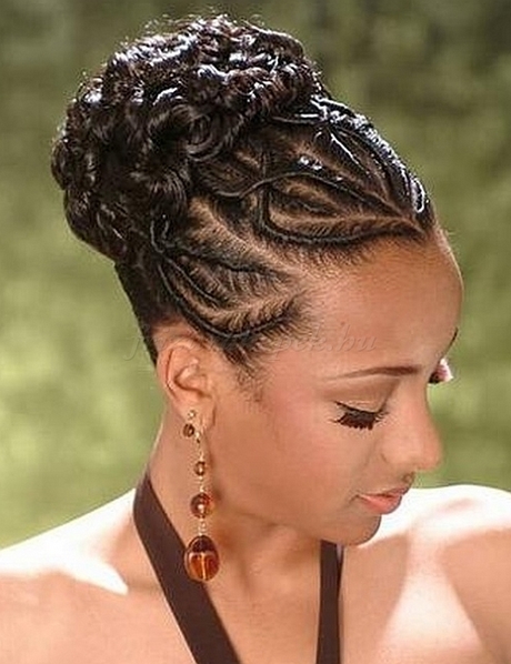 Coiffure ivoirienne chignon