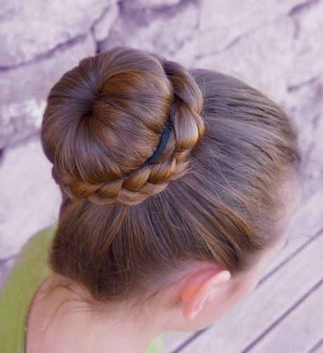 chignon-donut-tresse-89 Chignon donut tresse