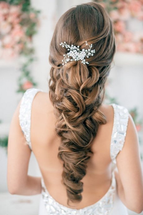 coiffure-mariage-tresse-cheveux-long-86 Coiffure mariage tresse cheveux long