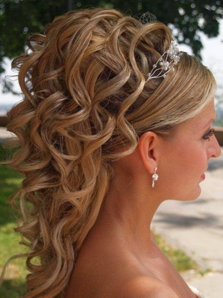 Style Coiffure Cheveux Boucles Mi Long Mariage Coiffure Mariage Cheveux Mi Long Coiffure Mariage Cheveux Mi
