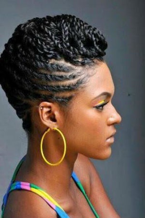 coiffure-afro-tresses-colles-37 Coiffure afro tresses collées