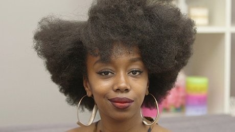 Coiffure cheveux afro mi long  Beauté et style