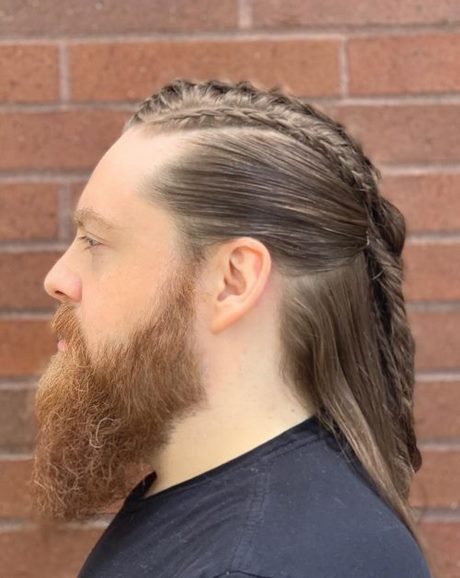 Coiffure viking  homme  cheveux  court