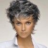 Coupe cheveux gris