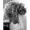 Photo coiffure mariage cheveux mi long