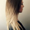 Tie and dye blond cheveux long